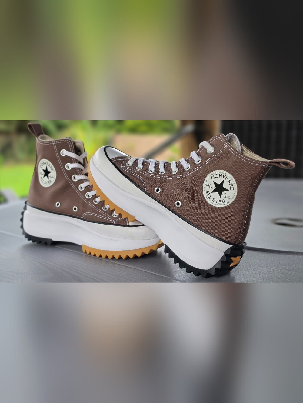 Converse Run Star Hike Platform High Top Sneakers W8 - Picture 7 of 14